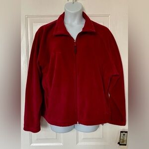 Columbia Red Fleece Jacket NWT